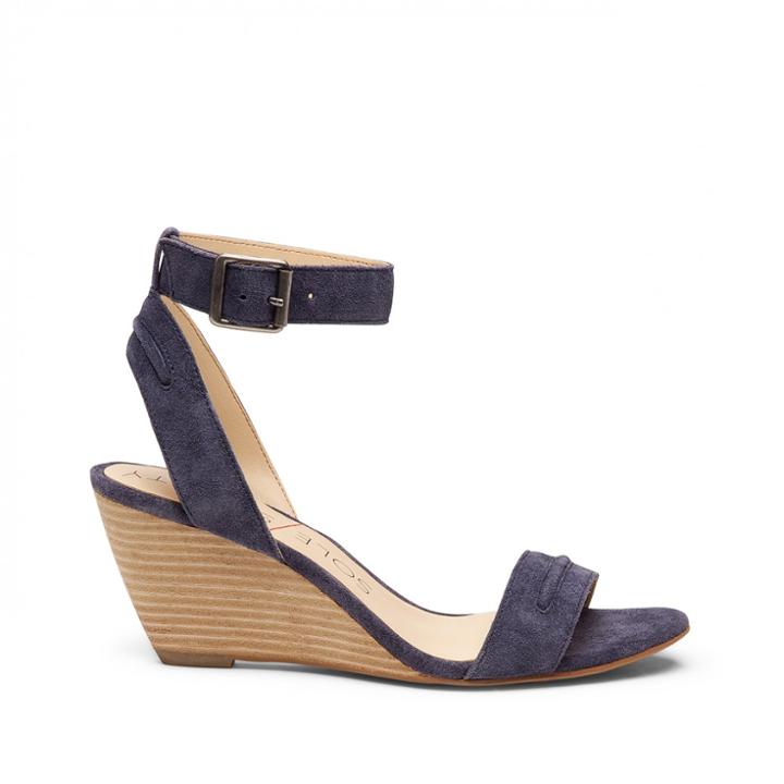 Sole Society Sole Society Georgia Mid Heel Wedge Sandal - Moroccan-10