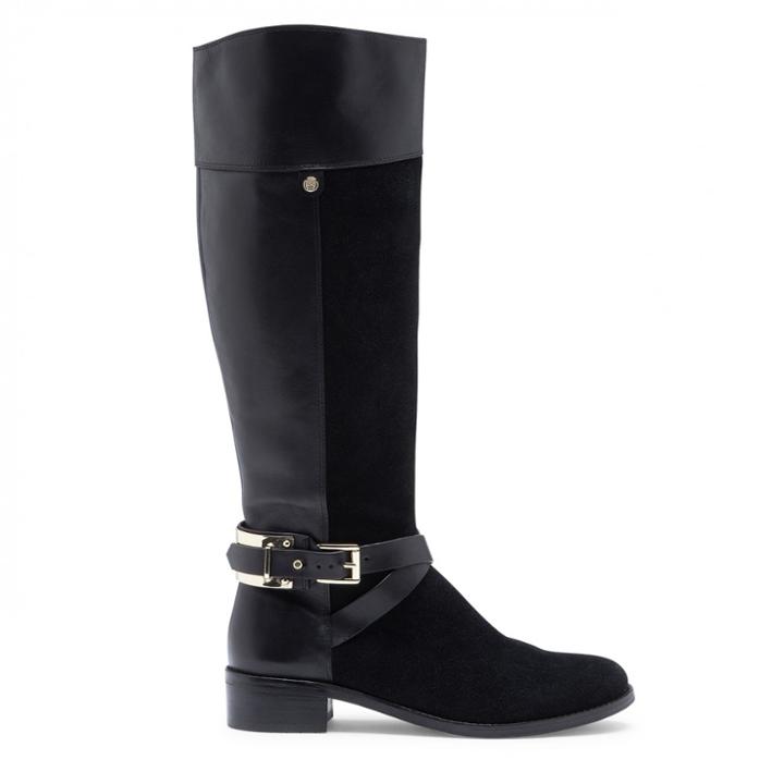 Vince Camuto Vince Camuto Jaran Leather Riding Boot - Black-6
