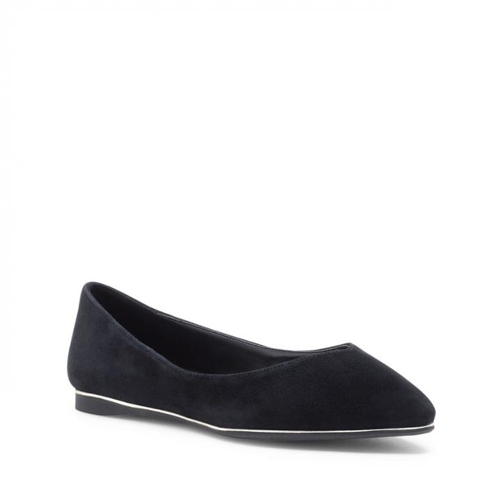 Sole Society Sole Society Faye Pointed Toe Flat - Black-7