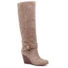 Sole Society Sole Society Valentina Knee High Wedge Boot - Taupe-11