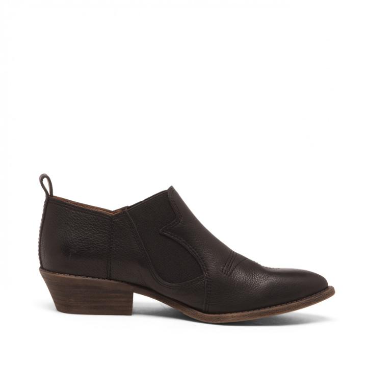 Lucky Brand Lucky Brand Joelle Leather Ankle Boot - Black-7.5