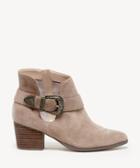 Sole Society Sole Society Jax Western Buckle Bootie Taupe Size 5.5 Suede