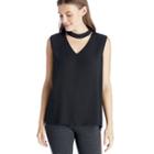 1. State 1. State Bar Neck Blouse - Rich Black