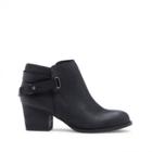 Sole Society Sole Society Angie Wrap Around Buckle Bootie - Black-5.5