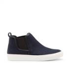 Sole Society Sole Society Ziggy High Top Sneaker - Navy-6.5