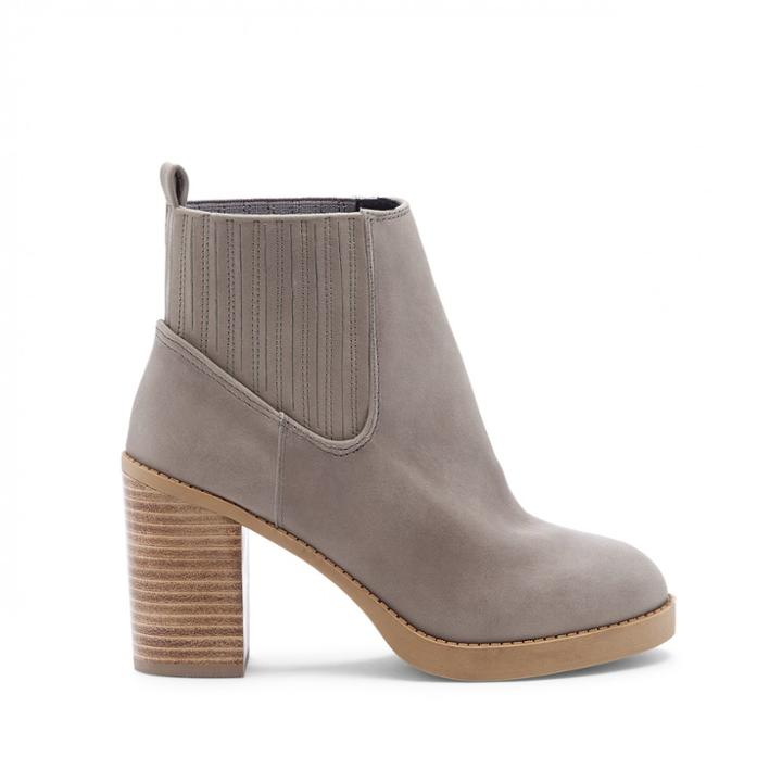 Sole Society Sole Society Jett Finger Gore Bootie - Grey-7