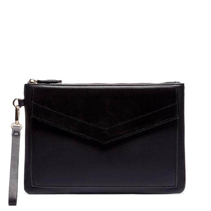 Sole Society Sole Society Selo Envelope Wristlet - Black