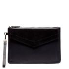 Sole Society Sole Society Selo Envelope Wristlet - Black