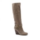 Sole Society Sole Society Valentina Knee High Wedge Boot - Taupe-10