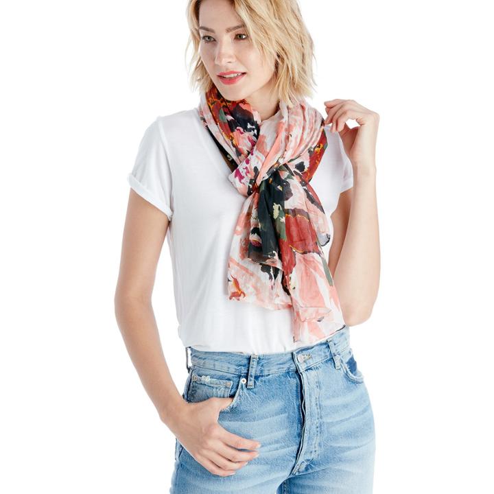 Sole Society Sole Society Abstract Print Scarf - Multi-one Size