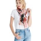 Sole Society Sole Society Abstract Print Scarf - Multi-one Size