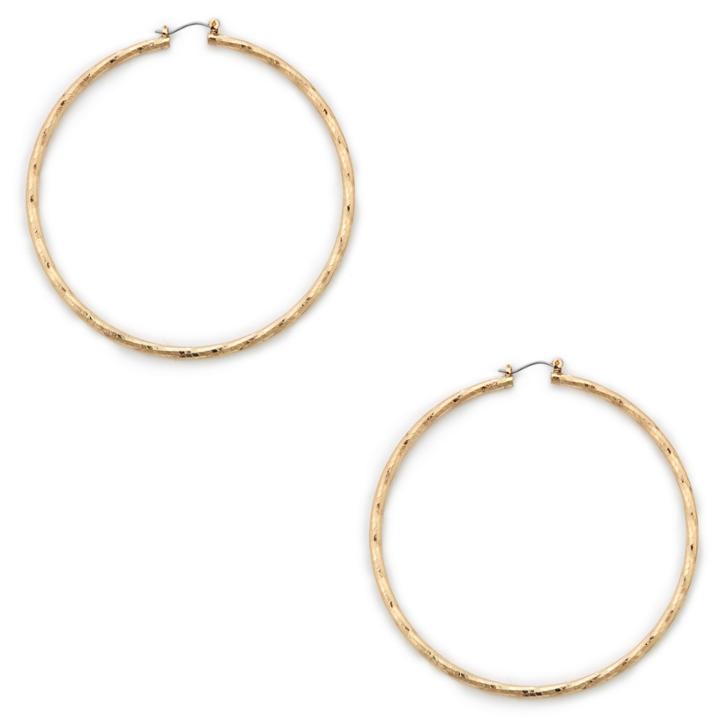 Sole Society Sole Society Oversize Hoop Earrings - Gold