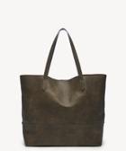 Sole Society Women's Dawson Overd Shopper Bag Olive Faux Leather From Sole Society