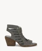 Vince Camuto Vince Camuto Women's Chesten Cage Lace Up Sandals Smoke Stack Size 5 Leather From Sole Society