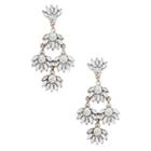 Sole Society Sole Society Champagne Statement Earrings - Crystal