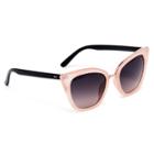 Sole Society Sole Society Pearl Frosted Cat Eye Sunglasses - Light Pink