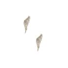 Sole Society Sole Society Feather Stone Statement Earring - Crystal