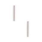 Sole Society Sole Society Silver Plated Bar Earrings - Silver