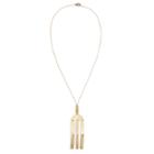 Sole Society Sole Society Column Pendant Necklace - Gold
