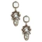 Sole Society Sole Society Victorian Crystal Statement Earrings - Multi-one Size