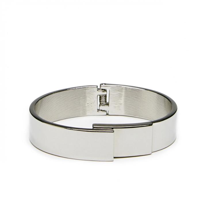 Sole Society Sole Society Mirrored Bangle - Silver-one Size