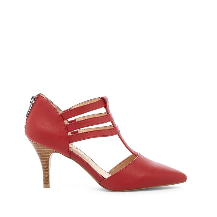 Sole Society Sole Society Mallory T-strap Pump - Red-5.5