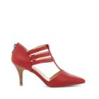 Sole Society Sole Society Mallory T-strap Pump - Red-5.5