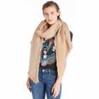 Sole Society Sole Society Cross Hatch Diamond Scarf - Camel-one Size