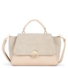 Sole Society Sole Society Keyon Structured Satchel W/ Circle Closure - Blush Combo