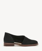 Sole Society Women's Betianne Asymmetrical Flats Black Size 5 Leather From Sole Society