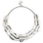Sole Society Sole Society Plated Statement Necklace - Silver