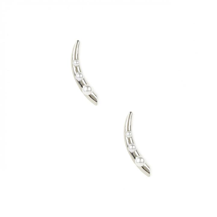 Sole Society Sole Society Pearl Ear Cuff - Silver-one Size