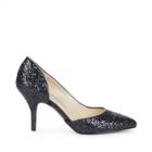 Sole Society Sole Society Paola Dorsay Almond Toe Pump - Black Multi-5.5
