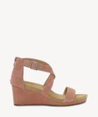 Lucky Brand Lucky Brand Kenadee Criss Cross Wedges Canyon Rose Size 5 Suede From Sole Society