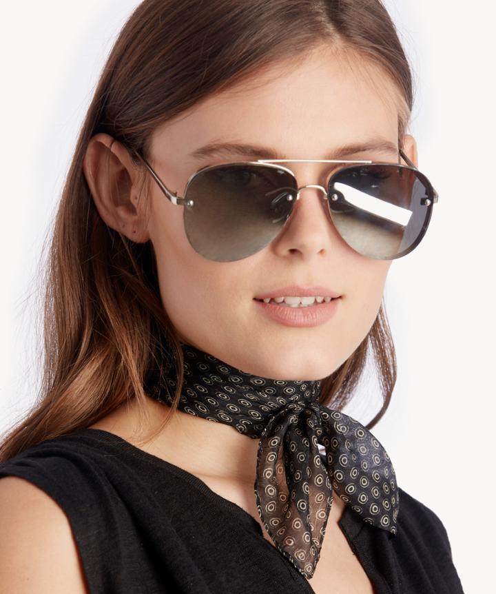 Sole Society Sole Society Lenox Rimless Aviator Sunglasses