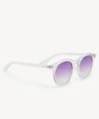 Sole Society Sole Society Blaine Classic Oversize Sunglasses - Clear-one Size