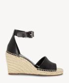 Vince Camuto Vince Camuto Leera Espadrille Wedges Black Size 5 Leather From Sole Society