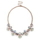 Sole Society Sole Society Shellac Statement Necklace - Grey Combo