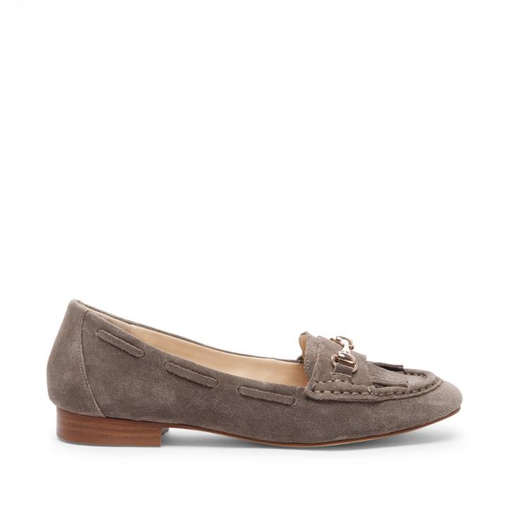 Sole Society Sole Society Ellison Suede Loafer - Mushroom-9.5