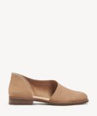 Sole Society Women's Betianne Asymmetrical Flats Nude Size 5 Leather From Sole Society
