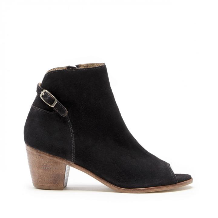Matisse Matisse Folk Peep Toe Bootie - Black-6.5