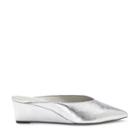 1. State 1. State Leanne Closed Toe Wedge - Bright Silver