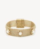 Sole Society Women's Mesh Bracelet Gold One Size From Sole Society