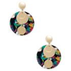 Sole Society Sole Society Disc Statement Earring - Multi-one Size