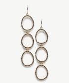 Sole Society Women's Triple Drop Earrings Vintage Gold One Size From Sole Society