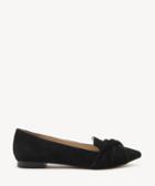 Sole Society Women's Lydiah Pointed Toe Flats Black Size 5 Suede Velvet From Sole Society