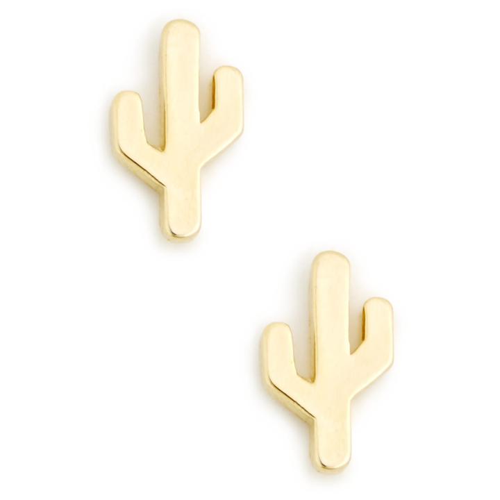 Sole Society Sole Society Cactus Stud Earrings - Gold