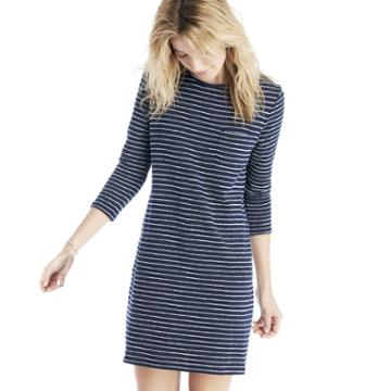 Two By Vince Camuto Two By Vince Camuto Nautical Stripe Pocket Dress - Blue Night