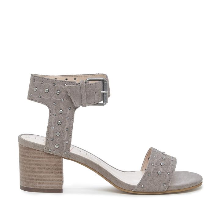 Sole Society Sole Society Beverly Block Heel Sandal - Mushroom-5