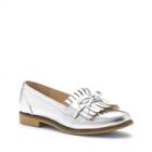 Sole Society Sole Society Huxley Kilty Loafer - Silver-5.5